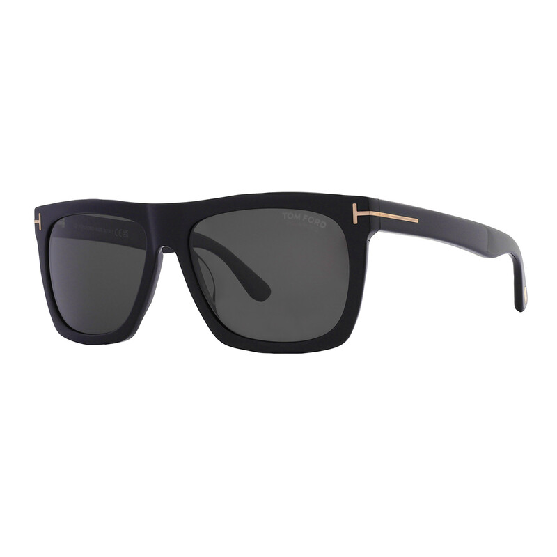 Tom Ford Morgan Polarized Smoke Square Unisex Sunglasses FT0513