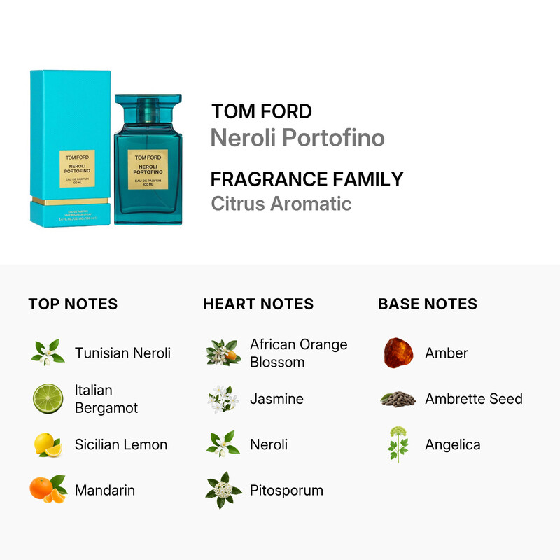 Tom Ford Neroli Portofino Eau de Parfum Spray 3.4 Oz Private Blend