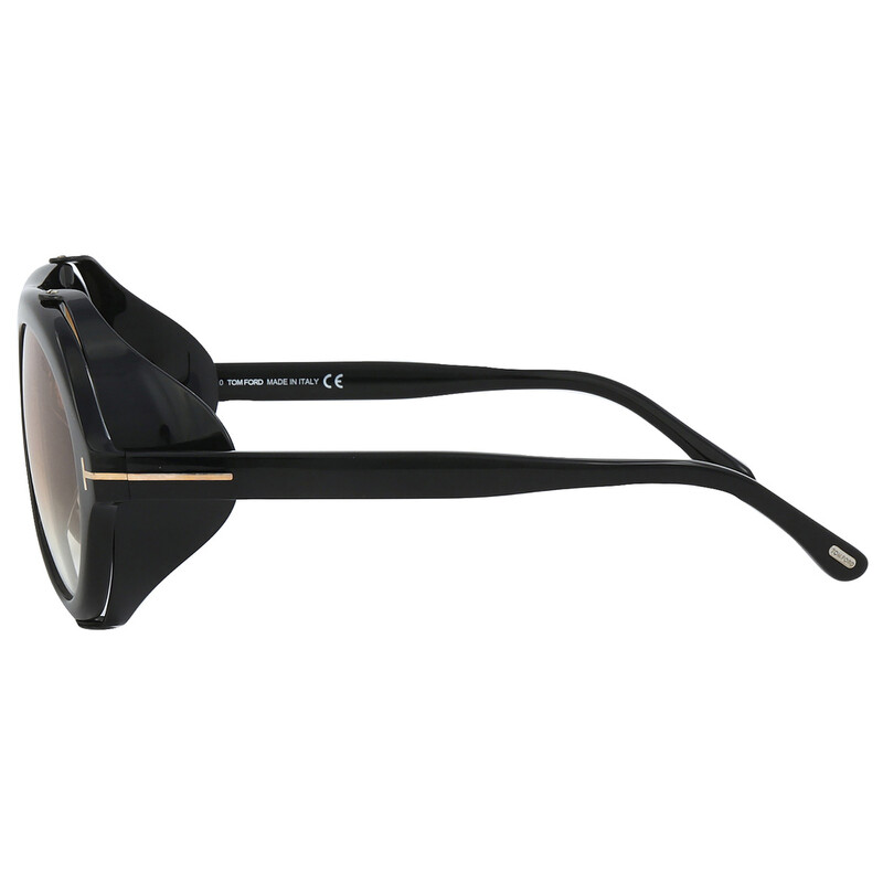 Tom Ford Neughman Amber Gradient Pilot Men's Sunglasses FT0882 01B