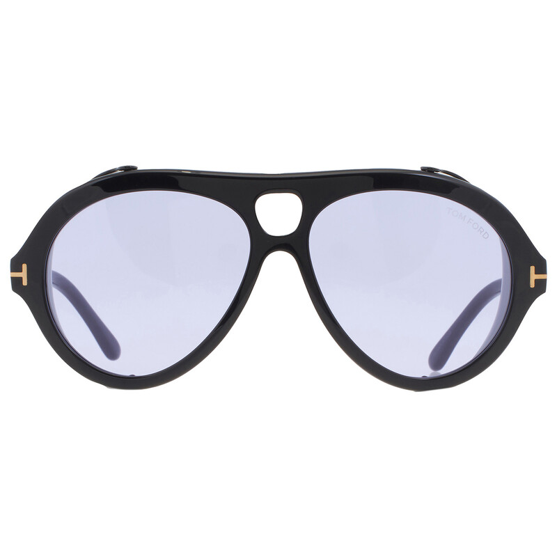 Tom Ford Neughman Violet Pilot Unisex Sunglasses FT0882 01Y 60