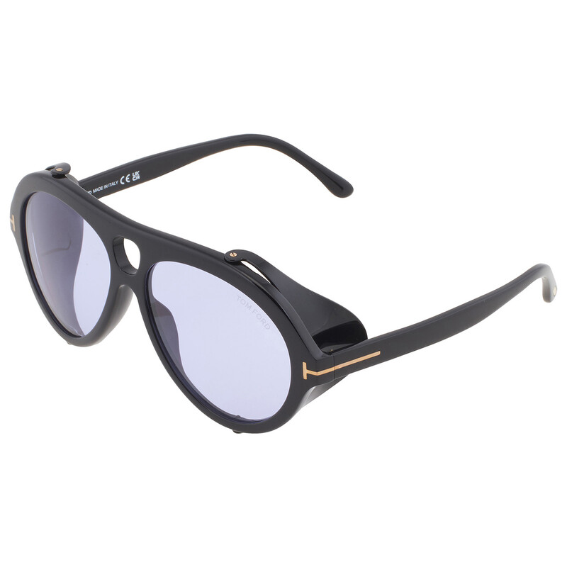 Tom Ford Neughman Violet Pilot Unisex Sunglasses FT0882 01Y 60