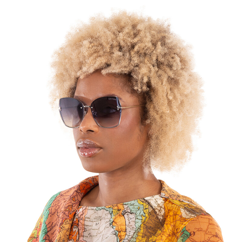 Tom Ford Women Sunglasses Gold Bordeaux Mirror Butterfly FT1107 28U BRAND NEW Tom Ford Nickie-02 FT1107 28U Sunglasses Gold Butterfly  main image 4