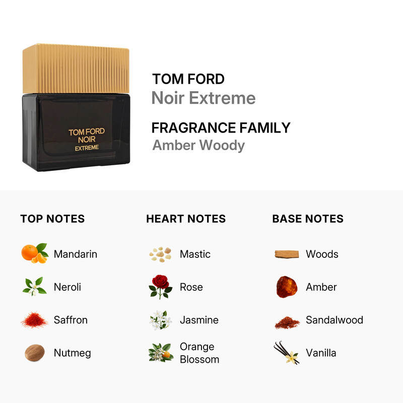 Tom Ford Noir Extreme by Tom Ford EDP Spray 1.7 oz (50 ml) (m Tom Ford Noir Extreme by Tom Ford EDP Spray 1.7 oz (50 ml) (m
