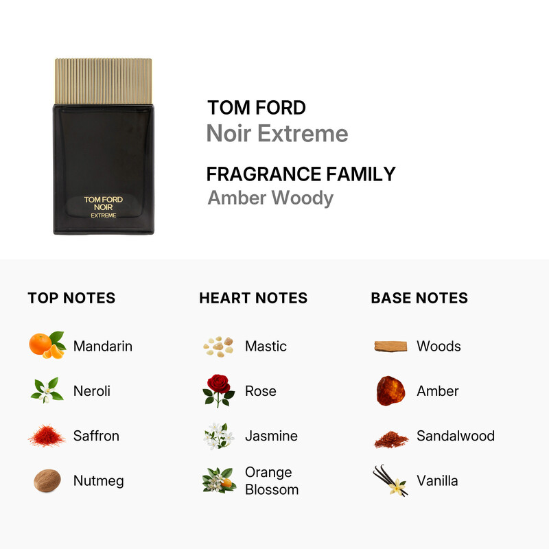 Tom Ford Noir Extreme / Tom Ford EDP Spray 3.4 oz (100 ml) (m