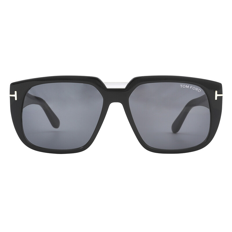 Tom Ford Oliver Smoke Square Men's Sunglasses FT1025 05A 56