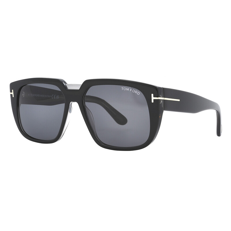 Tom Ford Oliver Smoke Square Men's Sunglasses FT1025 05A 56