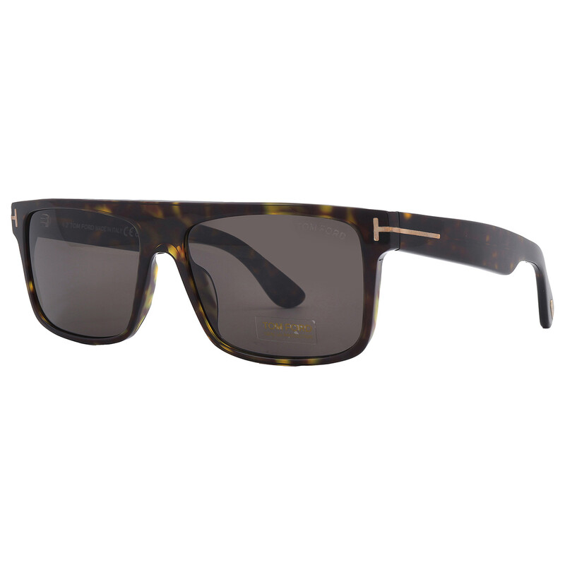 Tom Ford Philippe Smoke Rectangular Men's Sunglasses FT0999 52A 58