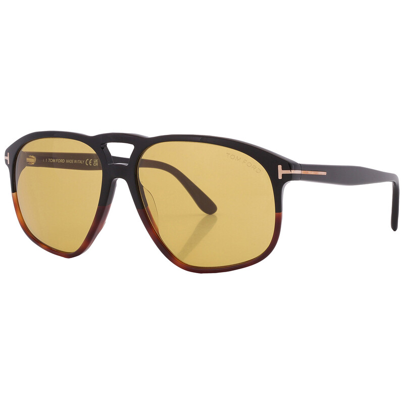 Tom Ford Pierre Amber Navigator Men's Sunglasses FT1000 05E 58