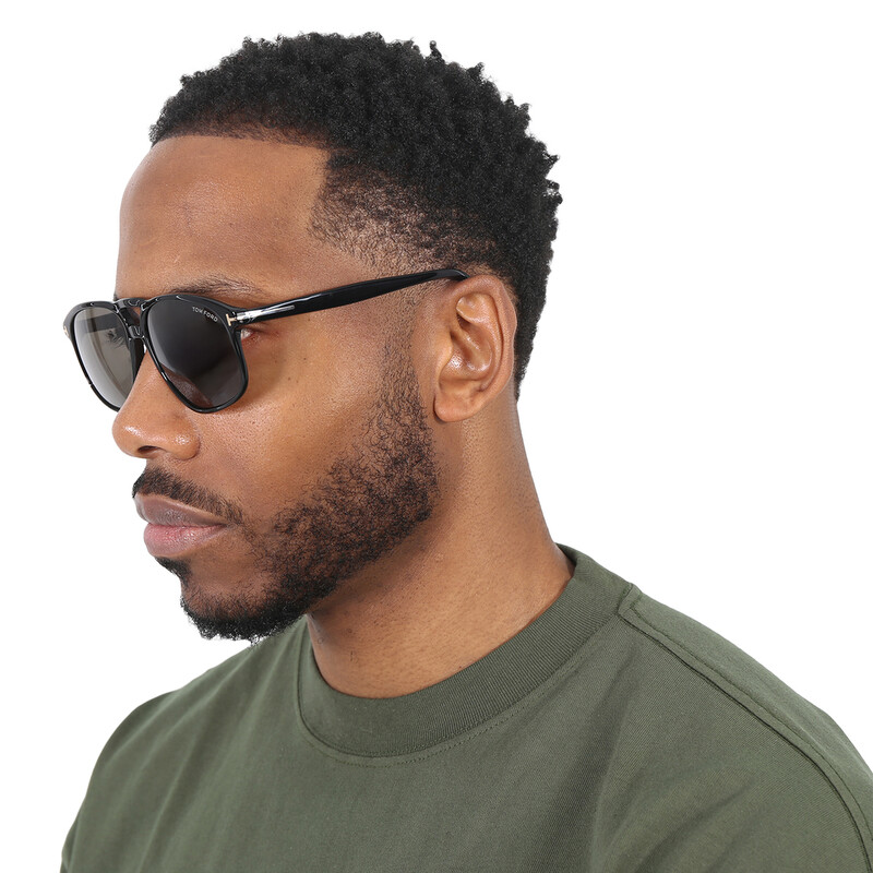 Tom Ford Pierre Smoke Navigator Men's Sunglasses FT1000 01A 58