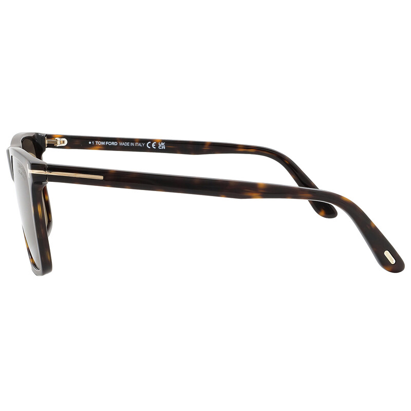 Tom Ford Fletcher Polarized Brown Square Men's Sunglasses FT0832