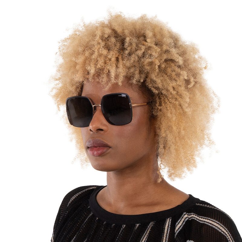 Tom Ford Raphaela Smoke Butterfly Ladies Sunglasses FT1006  display picture 3