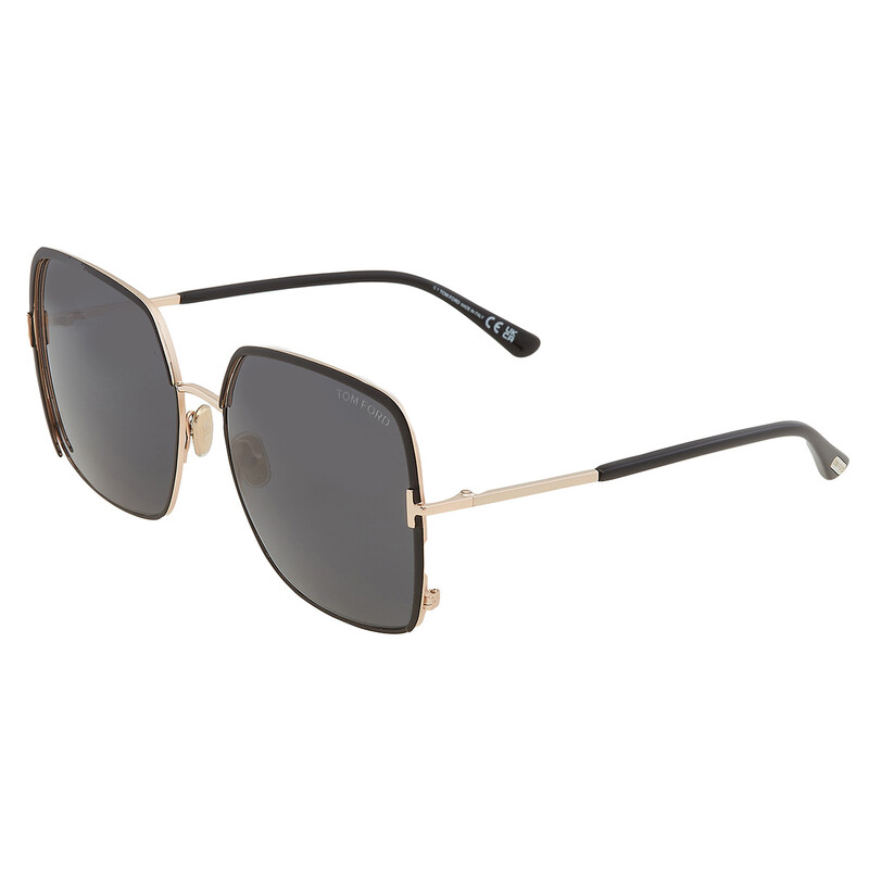 Tom Ford Raphaela Smoke Butterfly Ladies Sunglasses FT1006  display picture 2