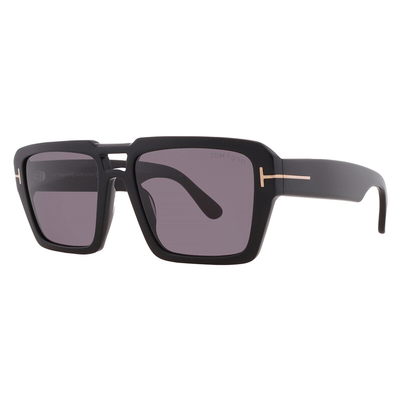 Tom Ford Redford Smoke Navigator Men's Sunglasses FT1153 01A 56