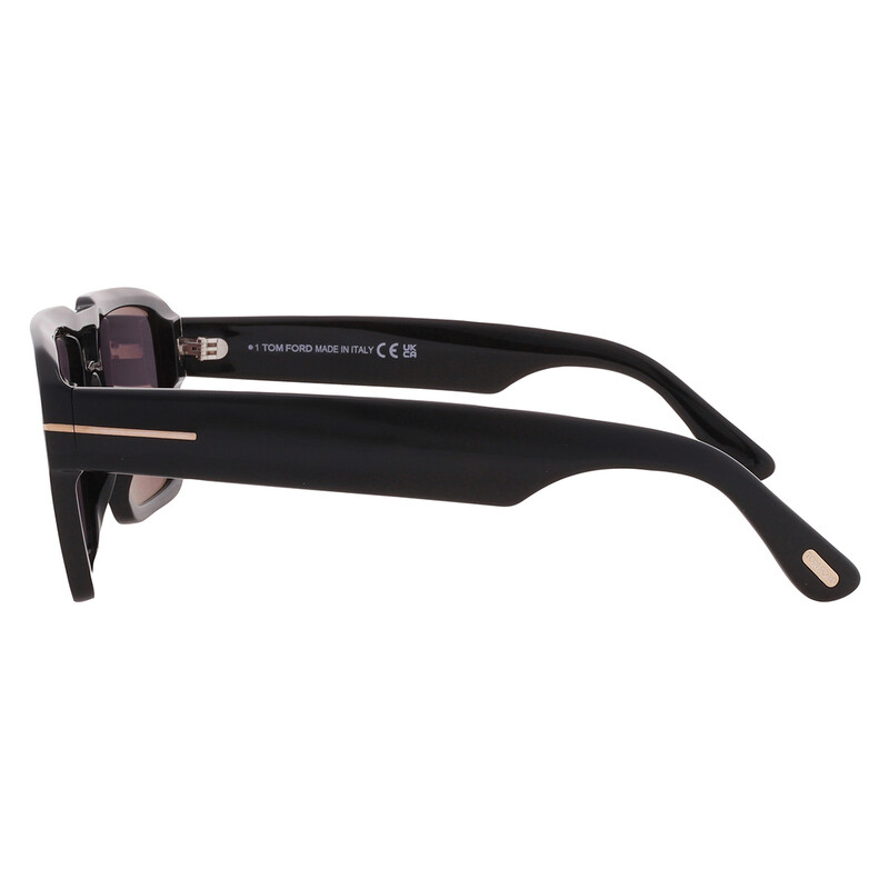 Tom Ford Redford Smoke Navigator Men's Sunglasses FT1153 01A 56