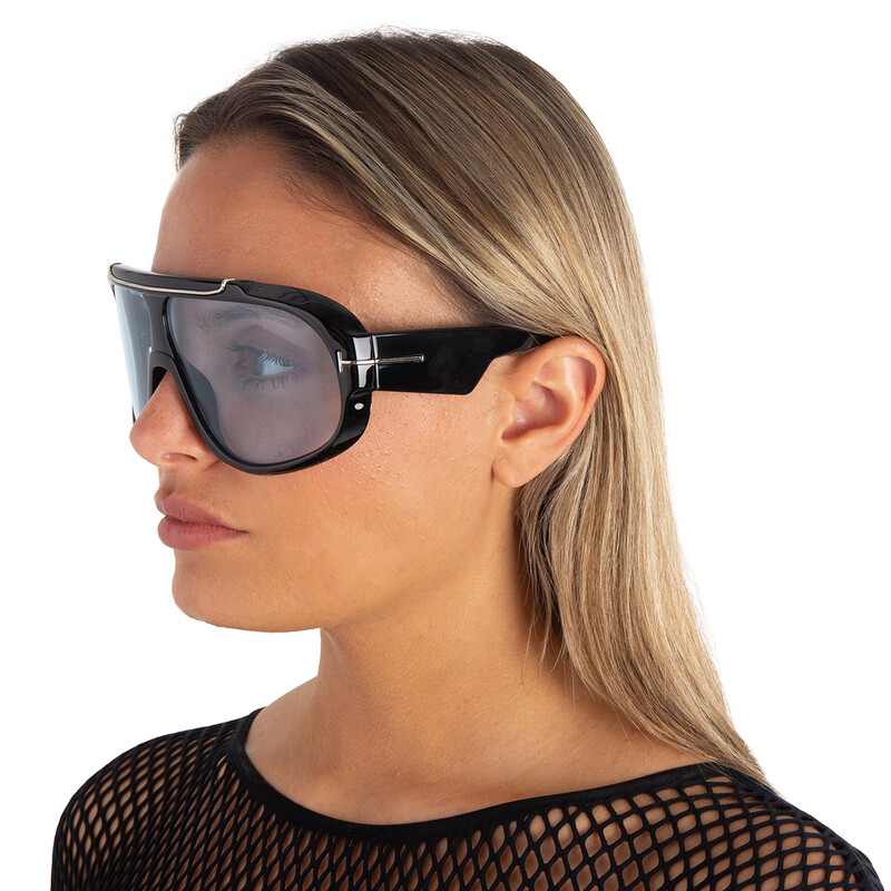 Tom Ford Rellen Blue Mask Unisex Sunglasses FT1093 01V 71