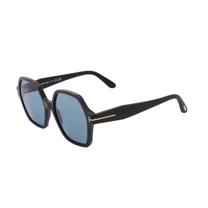 Tom Ford Romy Smoke Geometric Ladies Sunglasses FT1032 01A 56