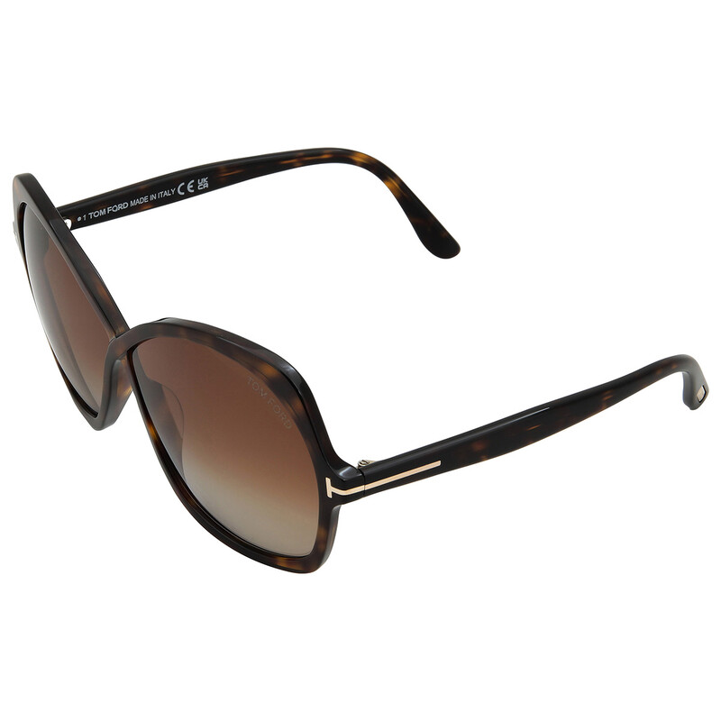 Tom Ford Rosemin Gradient Brown Butterfly Ladies Sunglasses FT1013