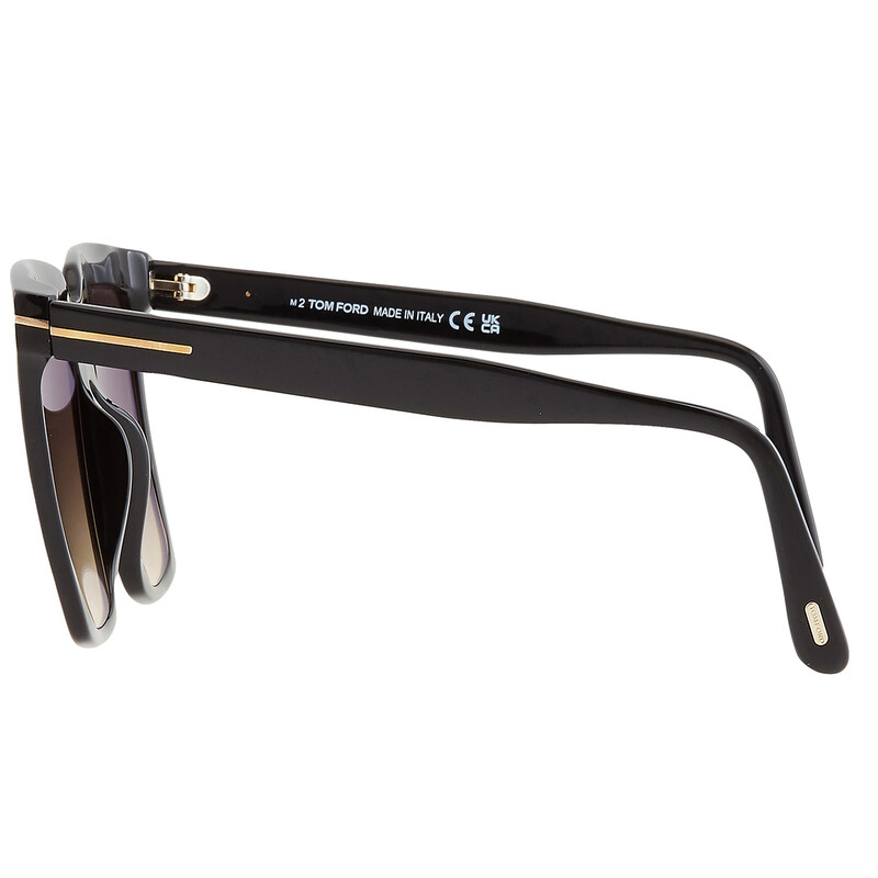 Tom Ford Sabrina Smoke Gradient Square Ladies Sunglasses FT0764