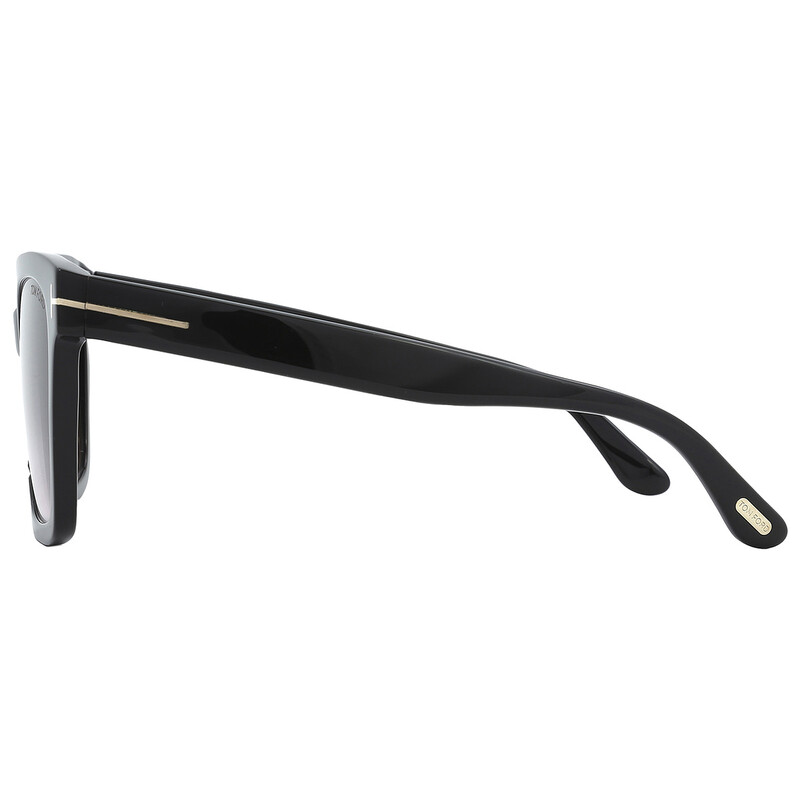 Tom Ford Selby Smoke Gradient Square Ladies Sunglasses FT0952 01B
