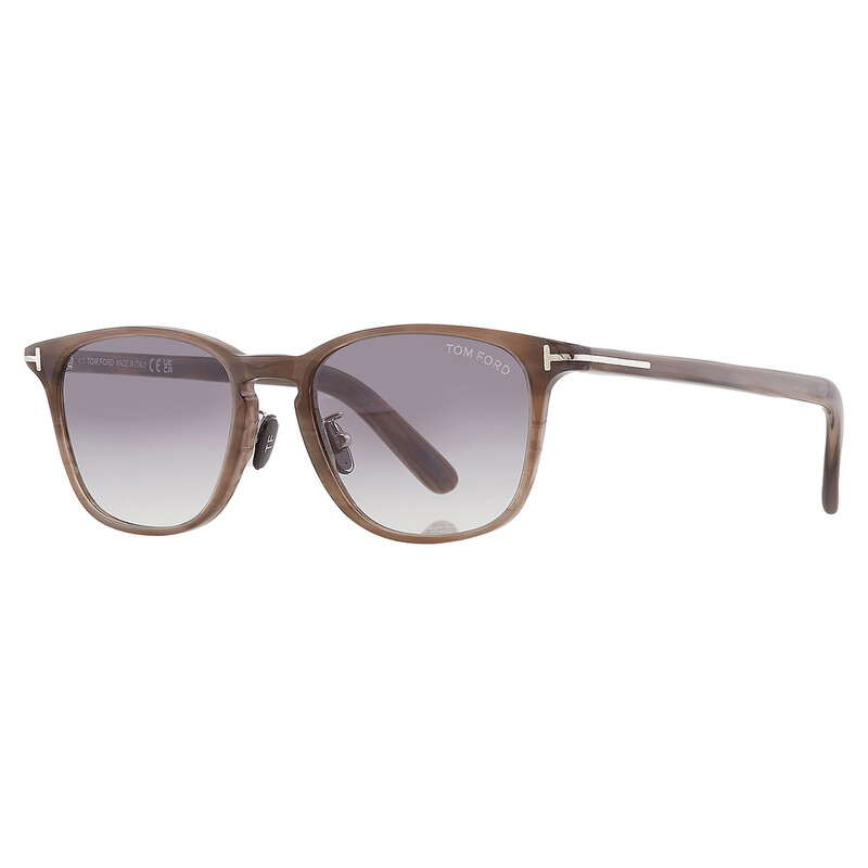 Tom Ford Smoke Gradient Square Men's Sunglasses FT1048-D 20B 52