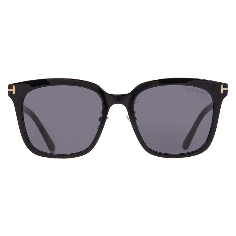 Tom Ford Smoke Square Sunglasses FT1245-K 01A 56 889214580207