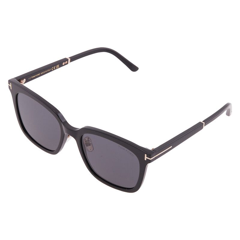 Tom Ford Smoke Square Sunglasses FT1245-K 01A 56 889214580207