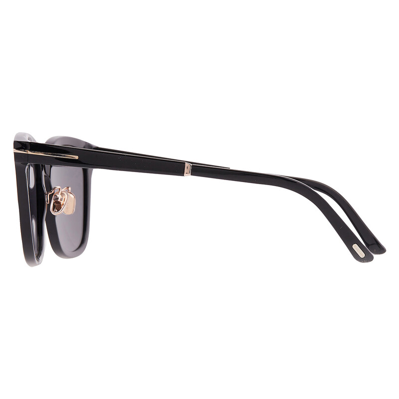 Tom Ford Smoke Square Sunglasses FT1245-K 01A 56 889214580207