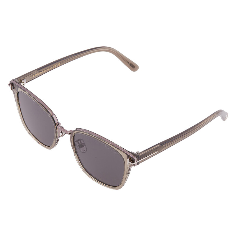 Tom Ford Smoke Square Sunglasses FT1248-K 96A 55 889214580320
