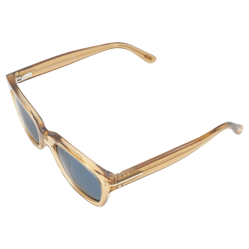 Tom Ford Snowdon Blue Square Men's Sunglasses FT0237 45V 52