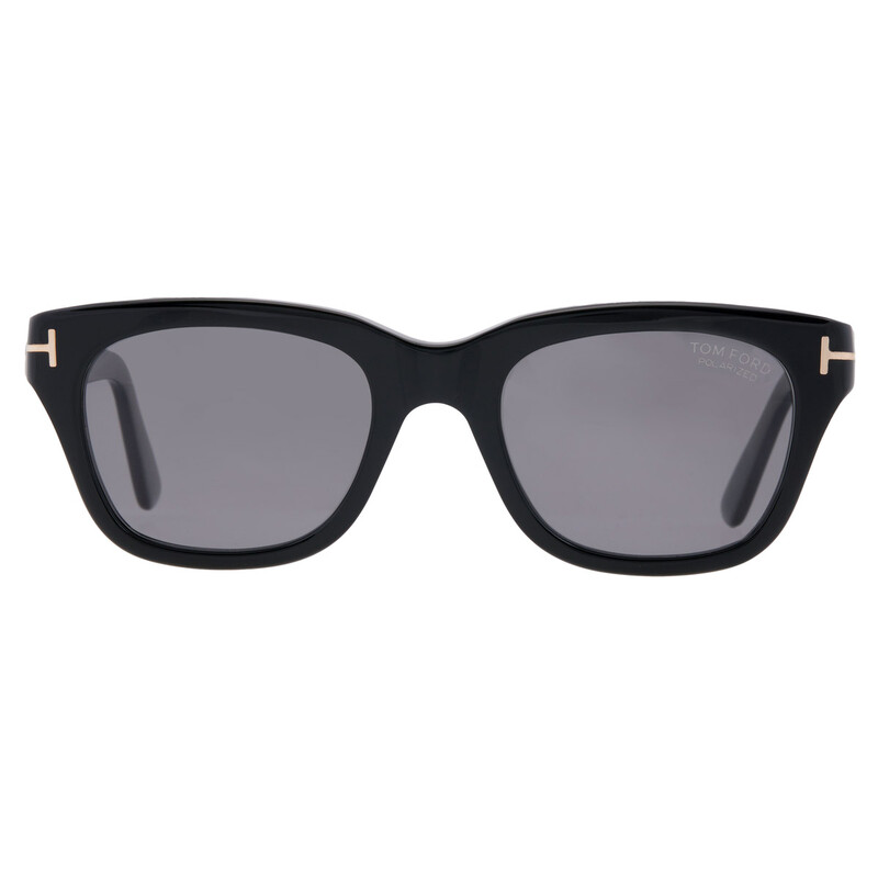 Tom Ford Snowdon Polarized Smoke Square Men's Sunglasses FT0237
