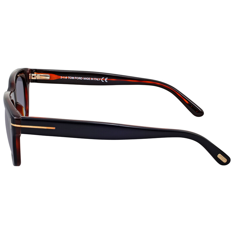 Tom Ford Snowdon Smoke Gradient Square Men's Sunglasses FT0237 05B