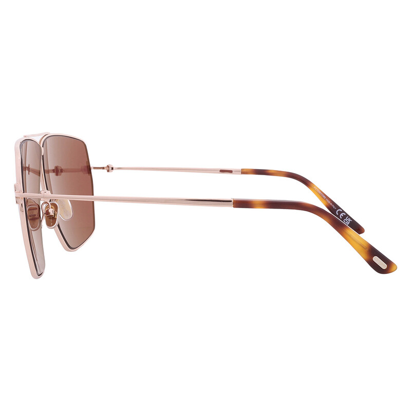 Tom Ford Stella Brown Pilot Ladies Sunglasses FT1185 28E 67