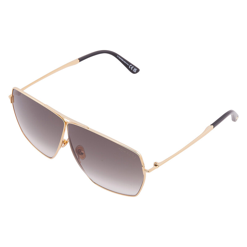 Tom Ford Stella Smoke Gradient Pilot Ladies Sunglasses  display picture 1