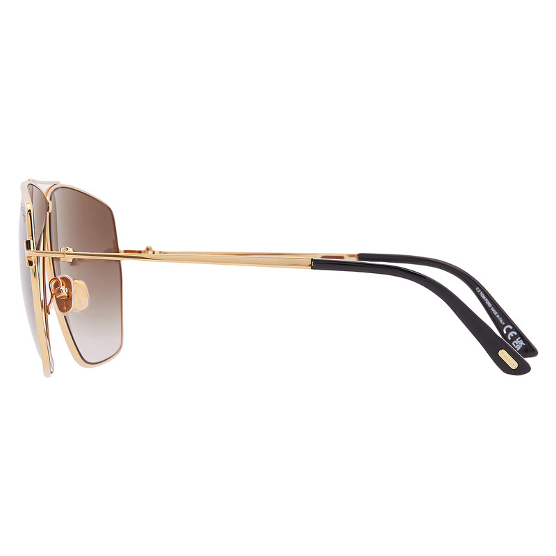 NEW Tom Ford FT1185 Stella Aviator Sunglasses in Rose Gold Tom Ford Stella TF1185 28E Sunglasses - US main image 4