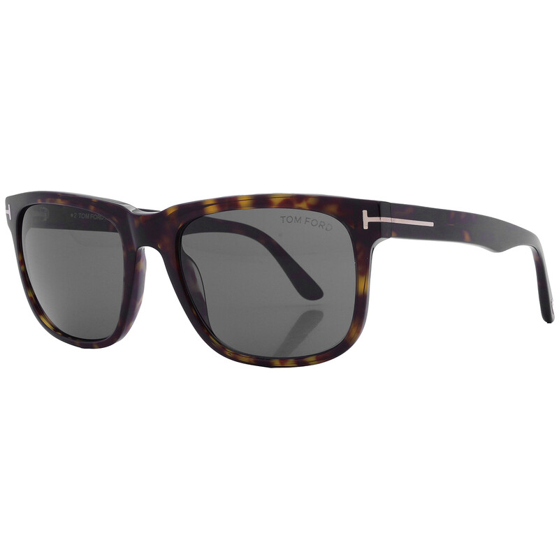 Tom Ford Stephenson Grey Square Men's Sunglasses FT0775 52A 56