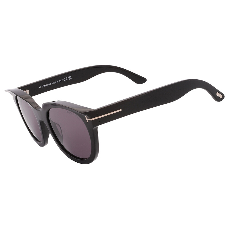 Tom Ford Tamara Smoke Oval Ladies Sunglasses FT1114 01A 54  display picture 1