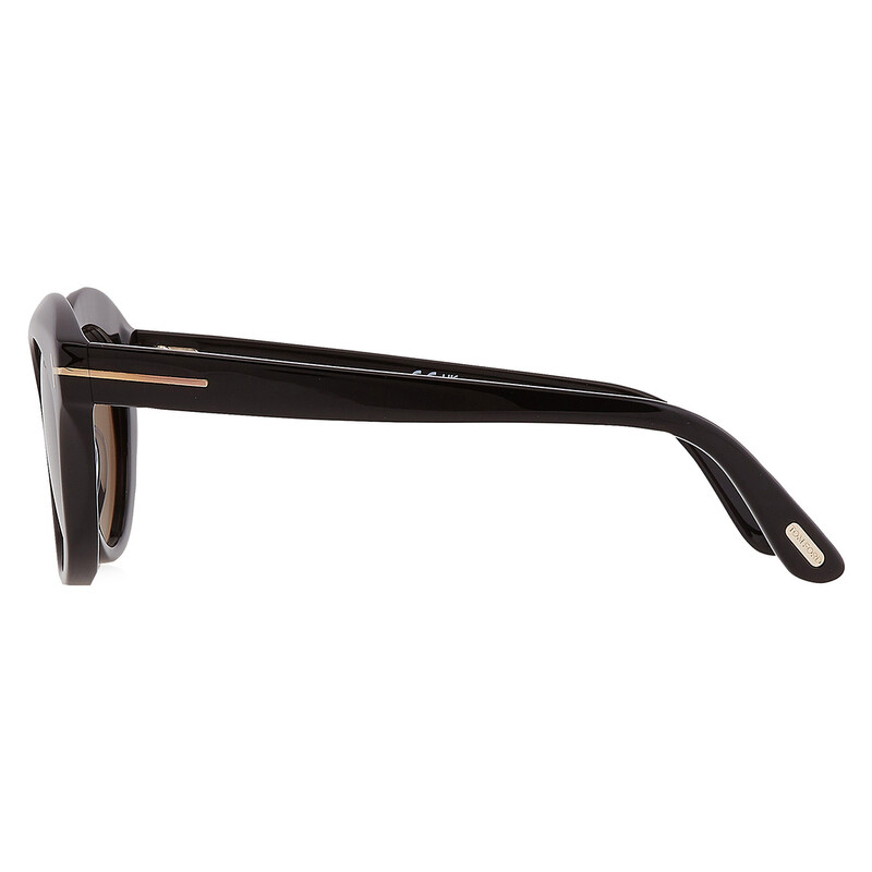 Tom Ford Toni FT1111 01D Cat Eye Sunglasses - Shiny Black/Smoke Polarized Tom Ford Toni Polarized Smoke Cat Eye Ladies Sunglasses  main image 4