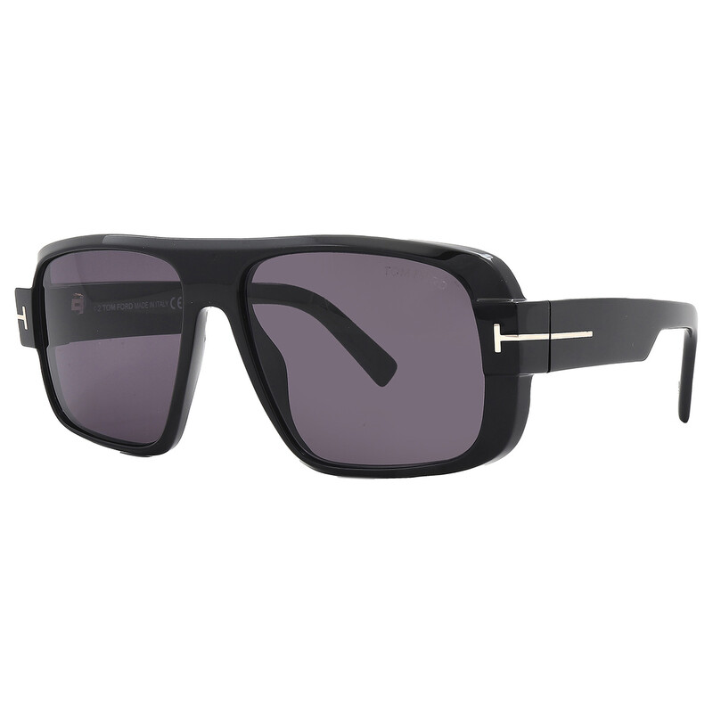 Tom Ford Turner Smoke Navigator Men's Sunglasses FT1101 01A 58