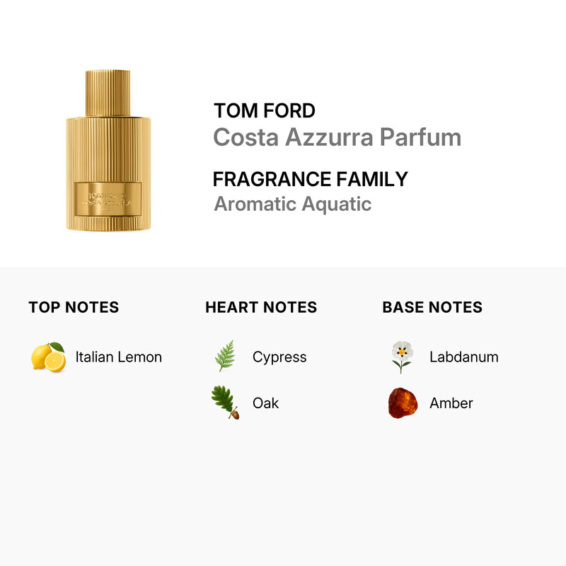Tom Ford Unisex Costa Azzurra Parfum 3.4 oz Fragrances