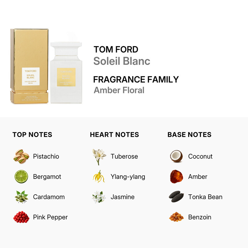 Tom Ford Unisex Private Blend Soleil Blanc EDP Spray 3.4 oz