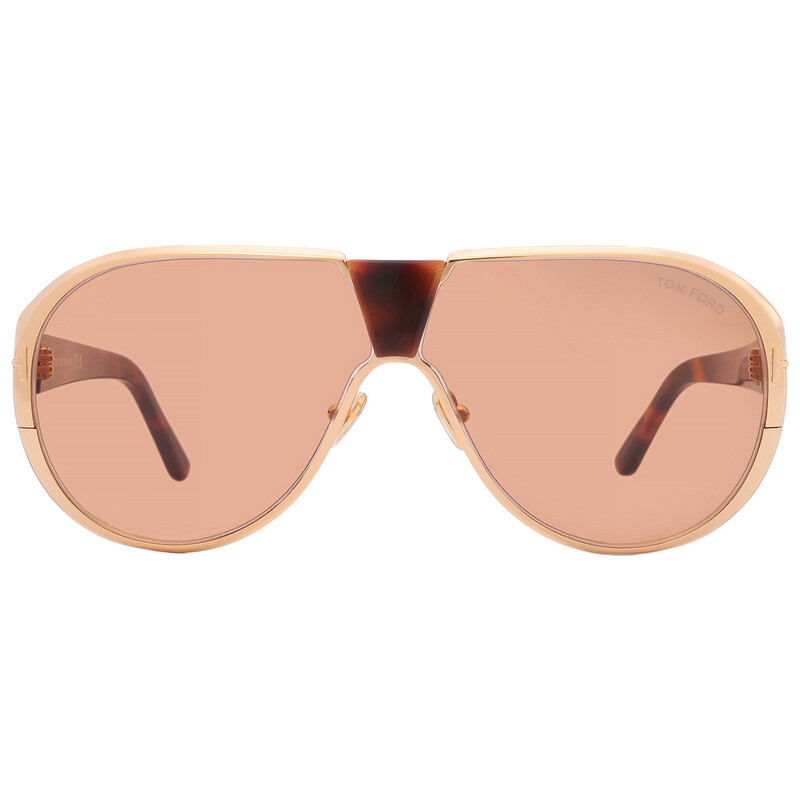 Tom Ford Vincenzo Brown Pilot Men's Sunglasses FT1072 30E 64