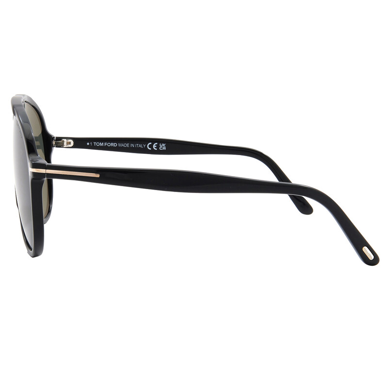 Tom Ford Vladimir Green Pilot Men's Sunglasses FT1211 01N 65