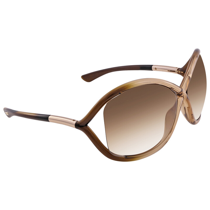 Tom Ford Whitney Gradient Brown Oversized Ladies Sunglasses FT0009