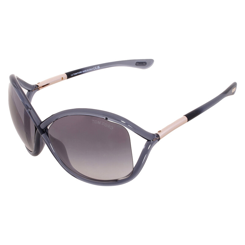 Tom Ford Whitney Smoke Gradient Oversized Ladies Sunglasses FT0009