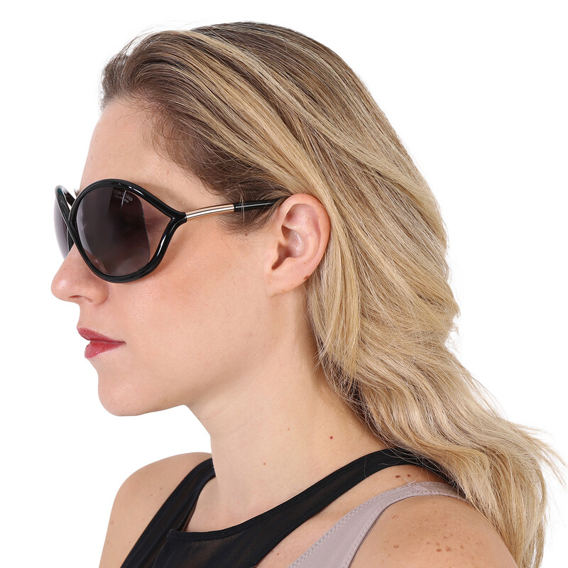Tom Ford Whitney Smoke Polarized Butterfly Ladies Sunglasses