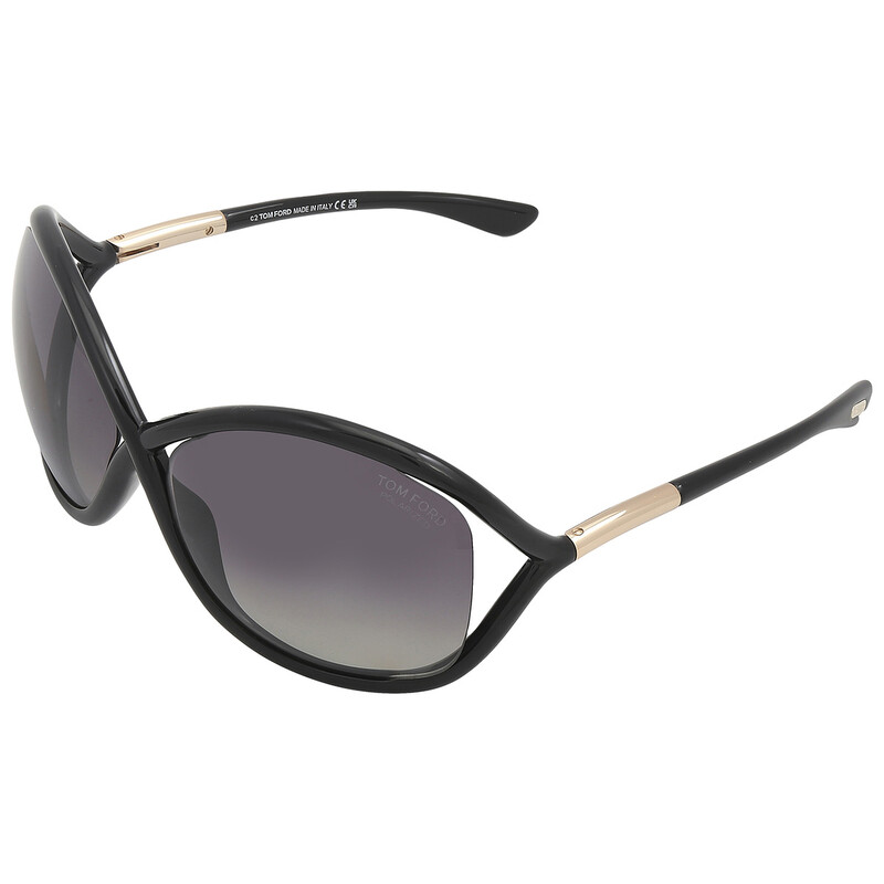 Tom Ford Whitney Smoke Polarized Butterfly Ladies Sunglasses