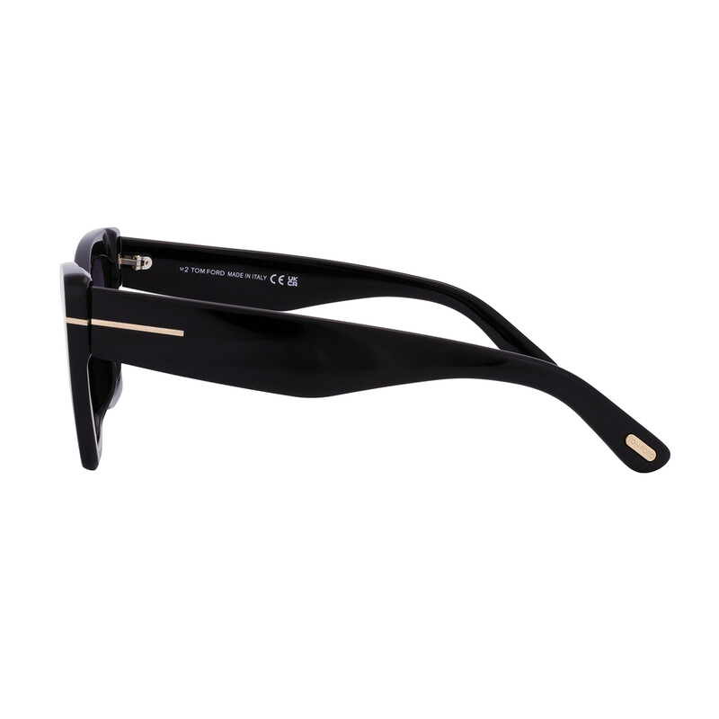 Tom Ford Wyatt Grey Gradient Cat Eye Ladies Sunglasses FT0871 01B