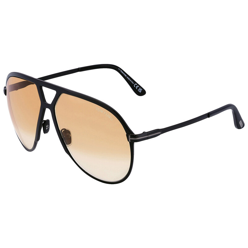 【美品•レア】トムフォード/シリル （TF109 14p 63◻︎135） Tom Ford Cyrille 109 14P Havana Silver / Brown Gradient Sunglasses