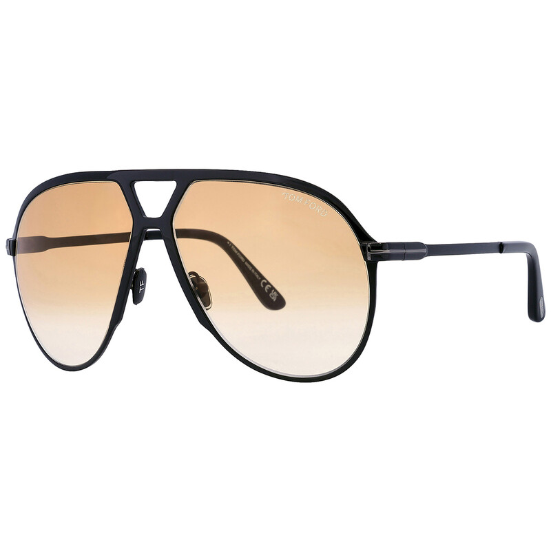 Tom Ford Xavier Brown Gradient Pilot Men's Sunglasses FT1060 01F