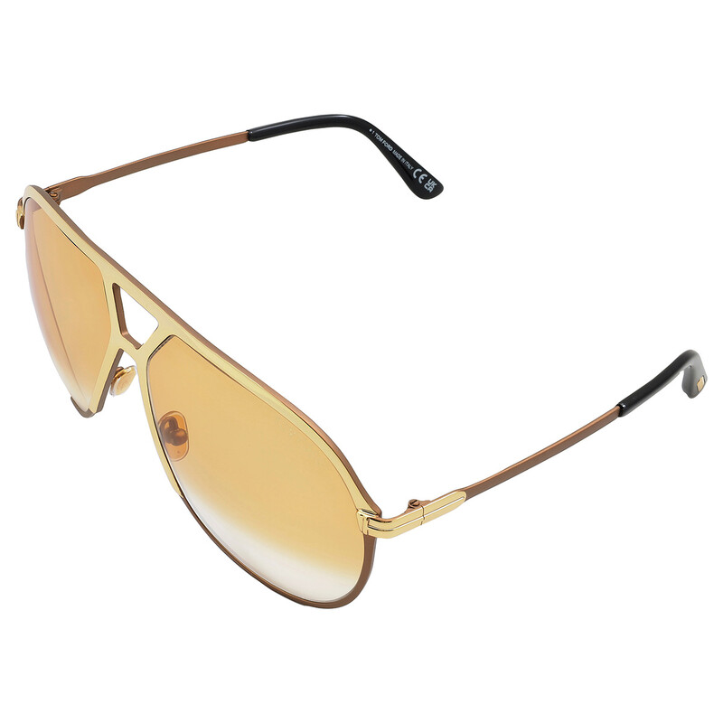 Tom Ford Xavier Brown Gradient Pilot Men's Sunglasses FT1060 30F
